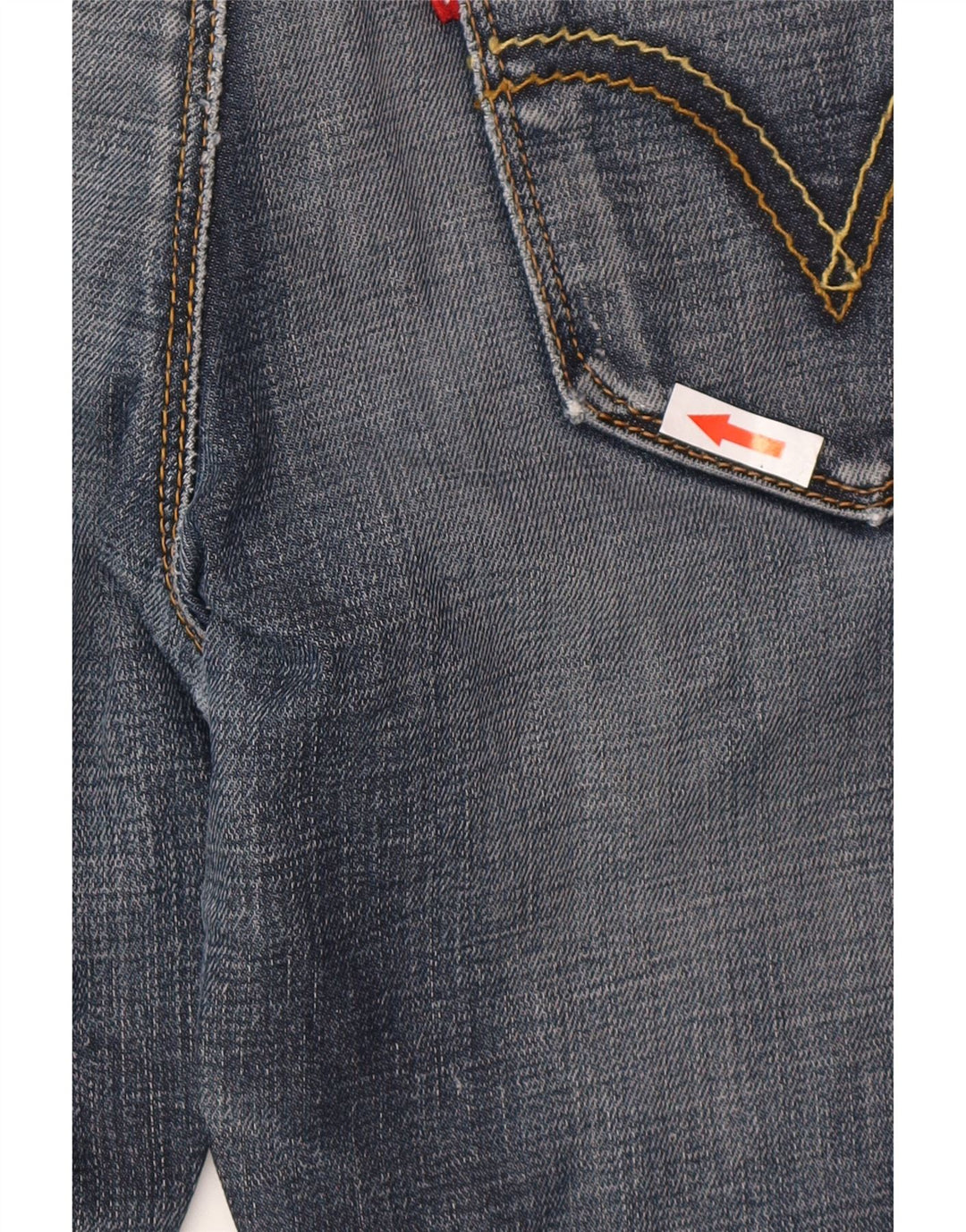 Levi's Womens 471 Slim Jeans W26 L34 Blue Cotton