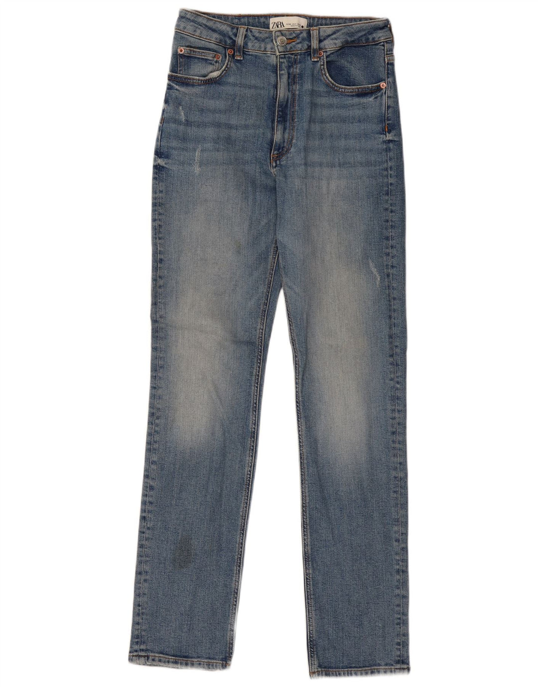 ZARA Γυναικεία στραβά τζιν EU 36 XS W26 L32 Μπλε