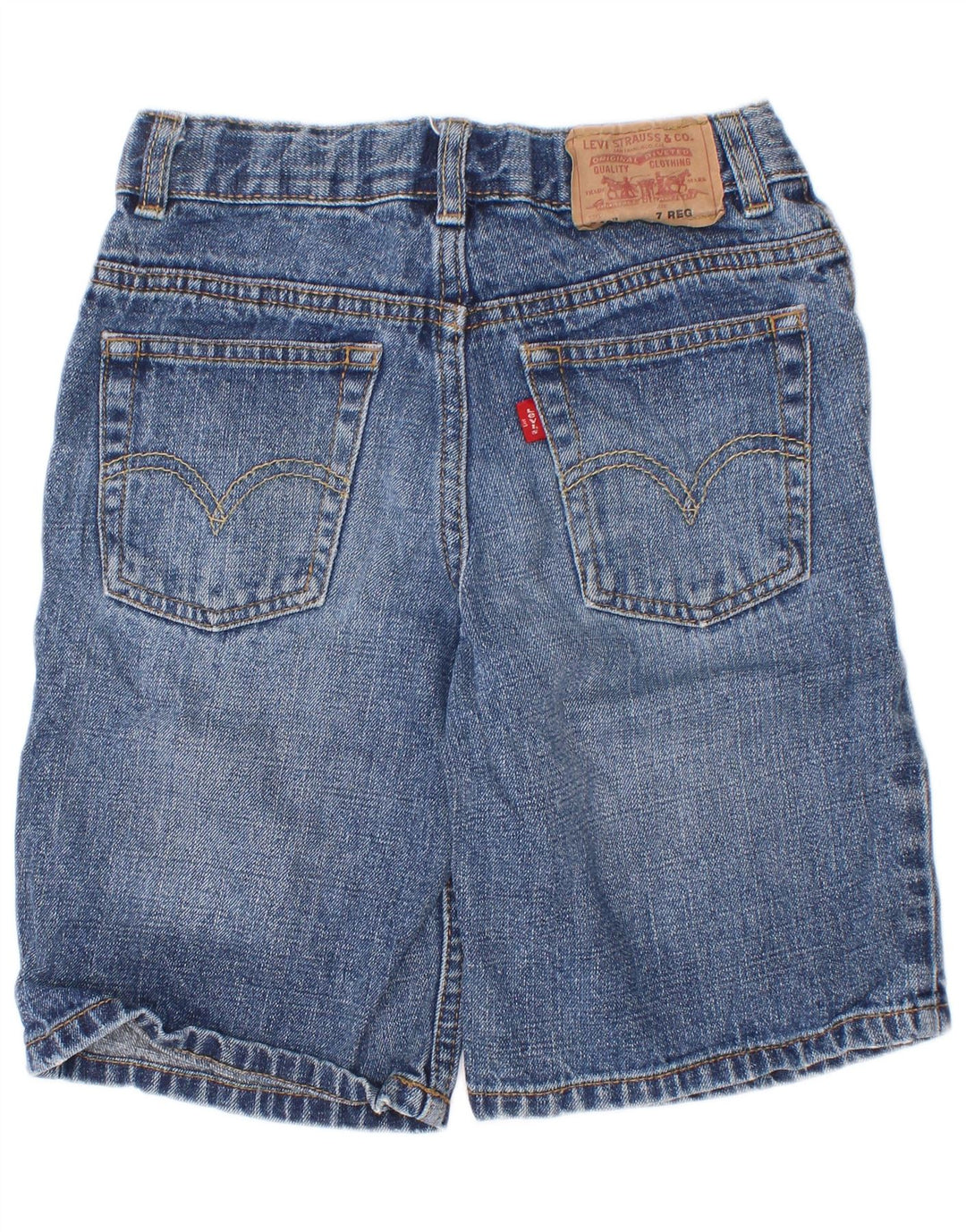 Τζιν σορτς Levi's Boys 6-7 ετών W24 Blue Ramie