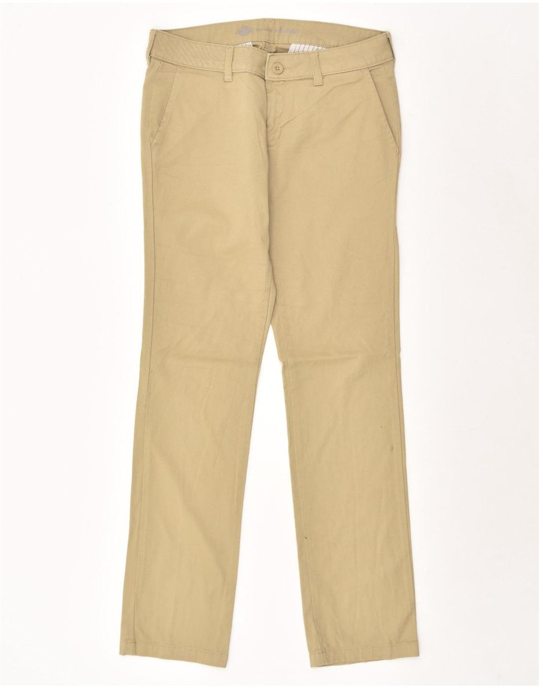 DICKIES Womens Slim Chino Trousers US 6 Medium W30 L31 Beige Cotton | Vintage Dickies | Thrift | Second-Hand Dickies | Used Clothing | Messina Hembry 