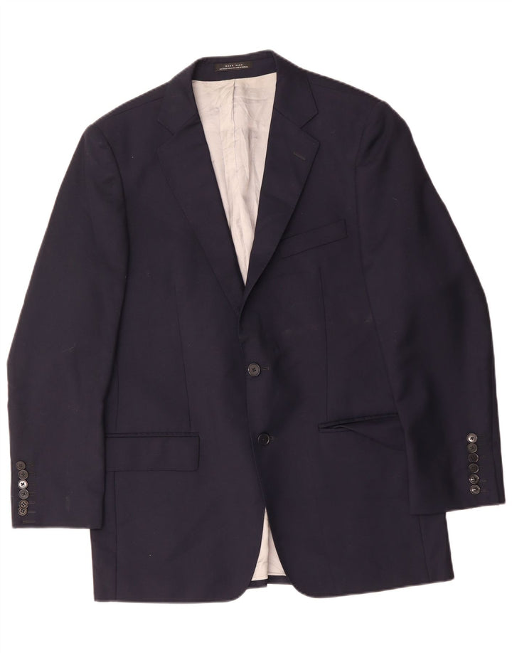 Zara Ανδρικό σακάκι μπλέιζερ με 2 κουμπιά EU 54 XL Navy Blue