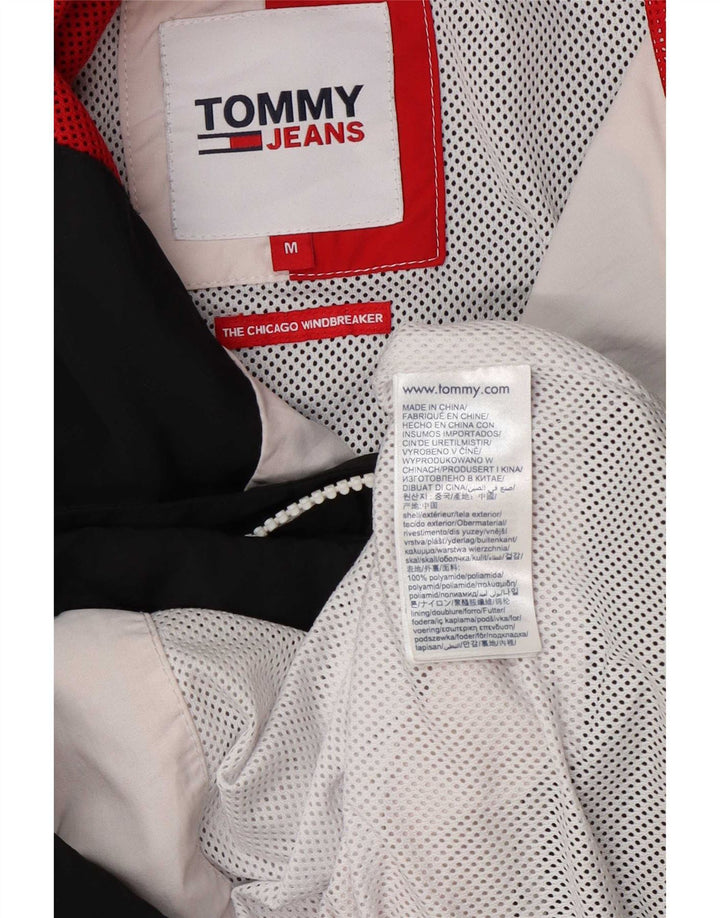 Ανδρικό μπουφάν Tommy Hilfiger Windbreaker UK 38 Medium White Colourblock