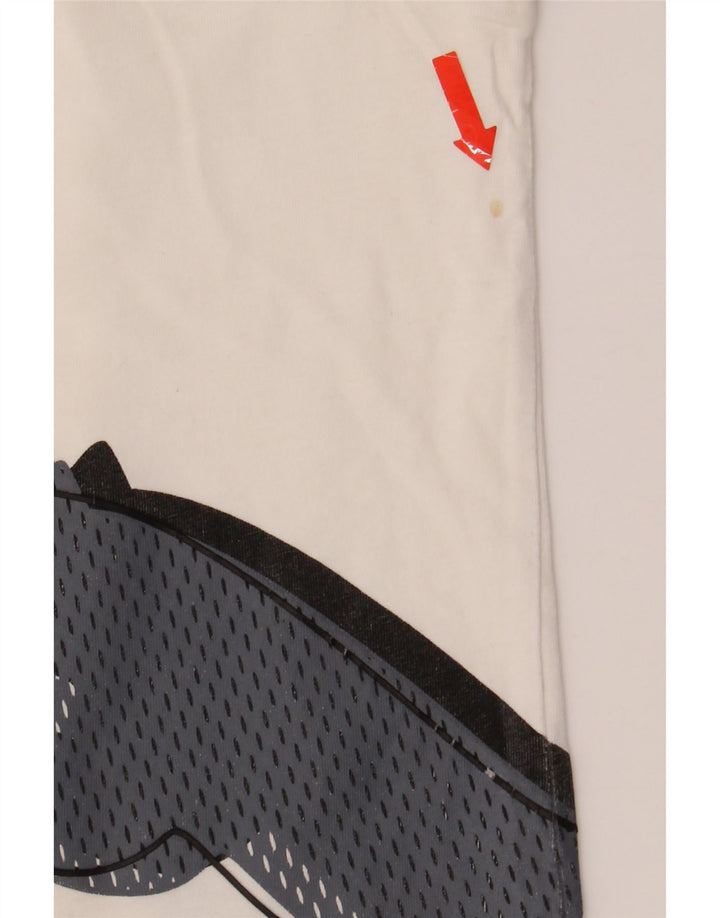 PUMA Mens Graphic T-Shirt Top Small White Cotton Vintage Puma and Second-Hand Puma from Messina Hembry 