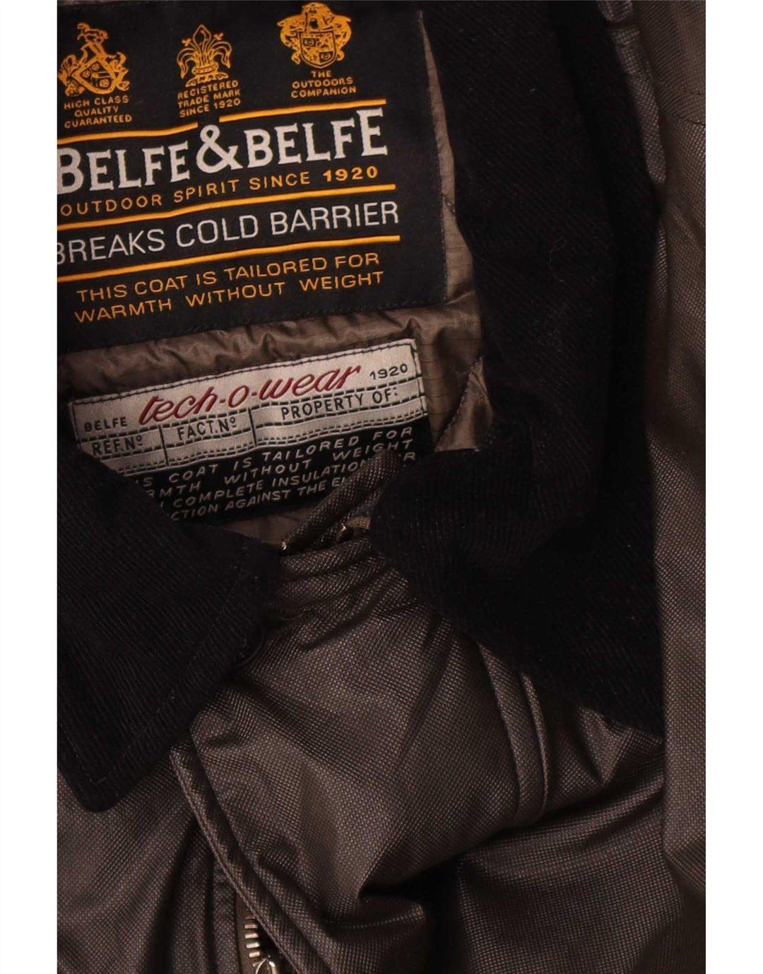 Belfe & Mens Utility Jacket UK 44 2XL Μαύρο
