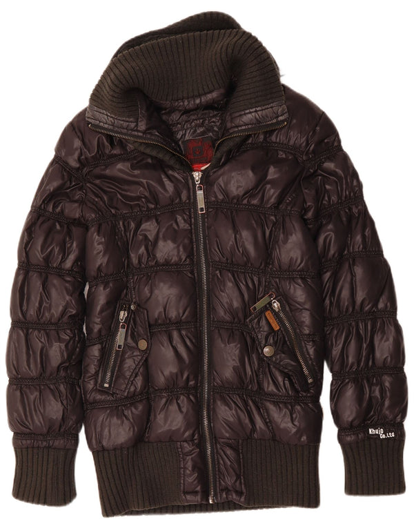 KHUJO Γυναικείο μπουφάν με κουκούλα UK 18 XL Navy Blue