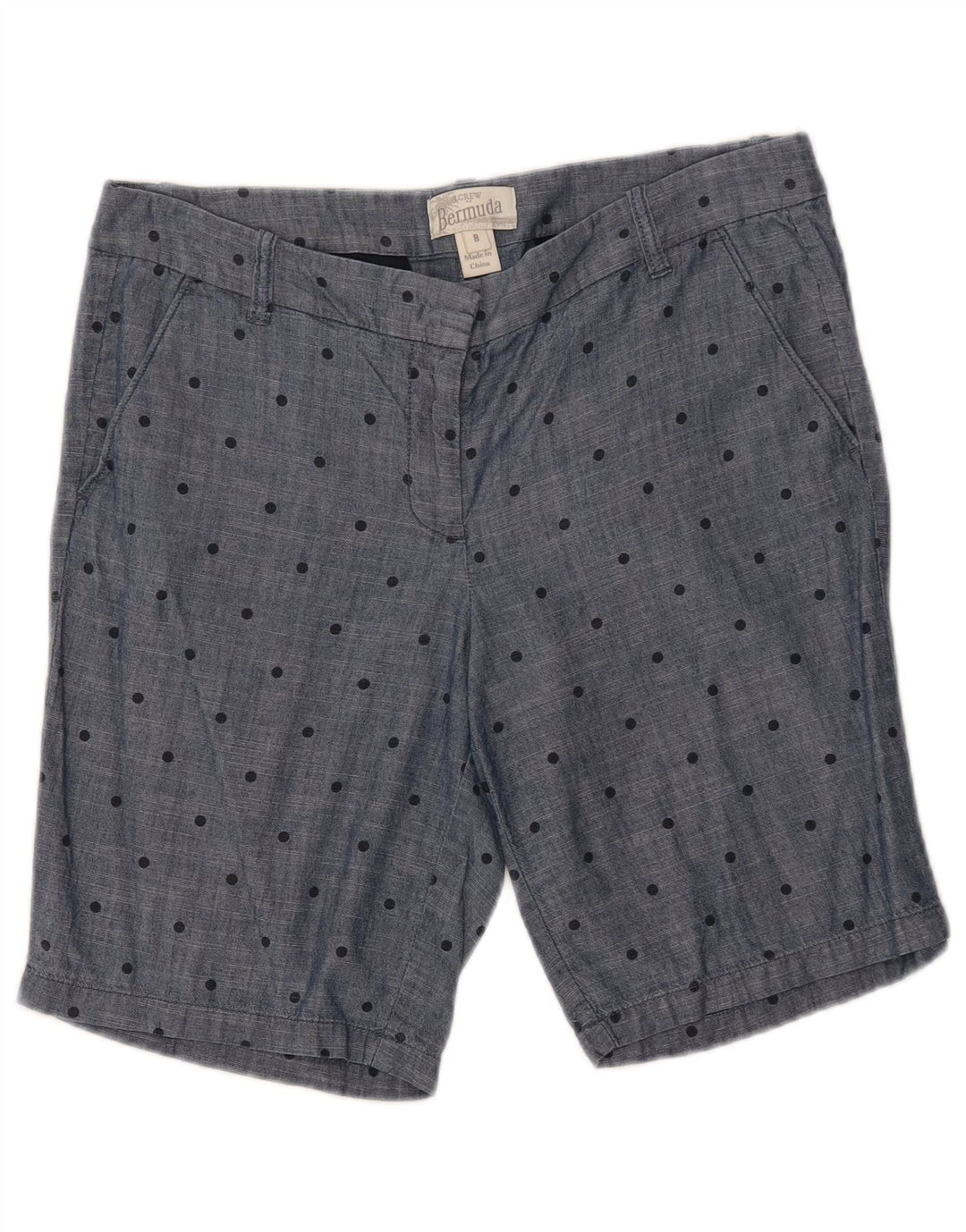 Γυναικεία βερμούδα J. CREW US 8 Medium W32 Navy Blue Spotted