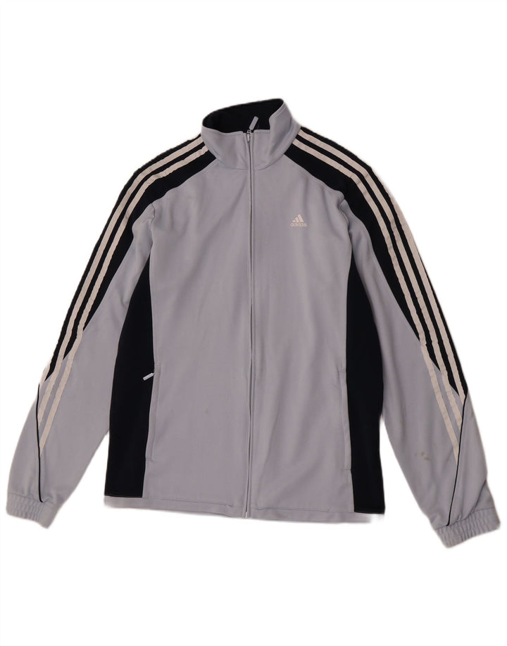 Ανδρική φόρμα Adidas Top Jacket UK 40/42 Medium Grey Colorblock Polyester