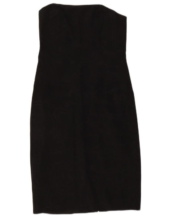 Intrend Γυναικείο Στράπλες Φόρεμα UK 8 Small Black Acetate