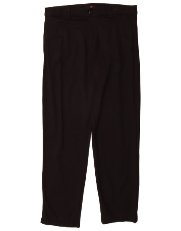 Lee Γυναικείο Παντελόνι Chino με κωνικό ψηλόμεσο US 14 Large W32 L30 Μαύρο