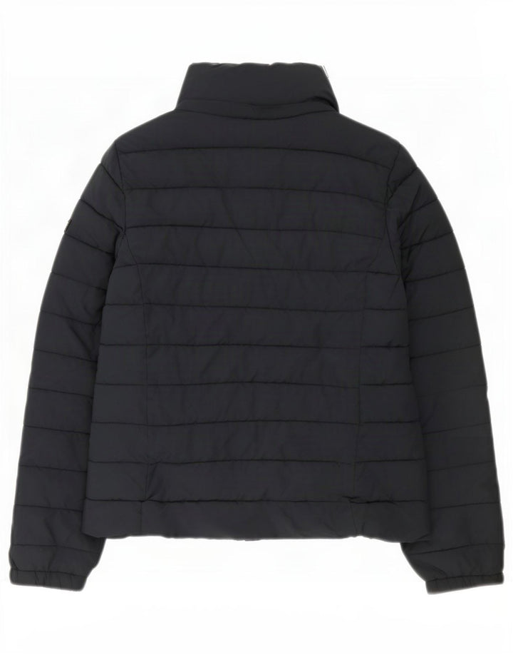 Superdry γυναικείο μπουφάν με επένδυση UK 10 Small Navy Blue Polyester