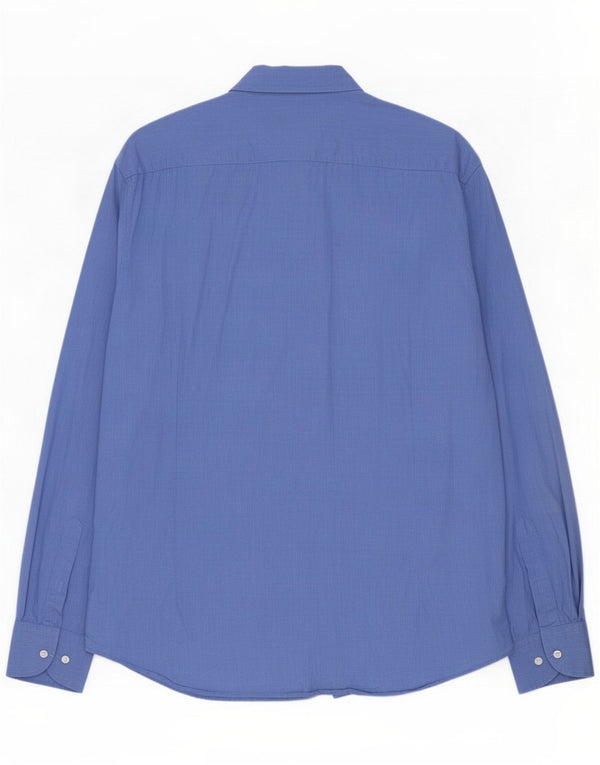 Massimo Dutti Ανδρικό Πουκάμισο 2XL Μπλε Βαμβακερό