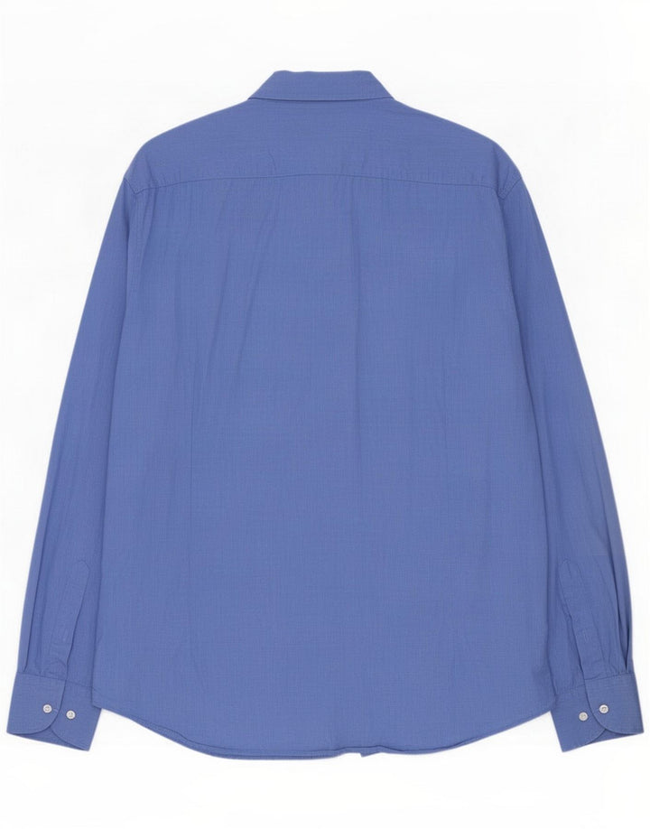 Massimo Dutti Ανδρικό Πουκάμισο 2XL Μπλε Βαμβακερό