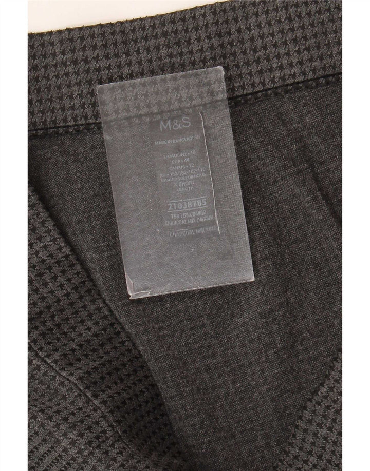 Marks & Spencer Γυναικείο Cropped Παντελόνι UK 16 Large W34 L23 Grey