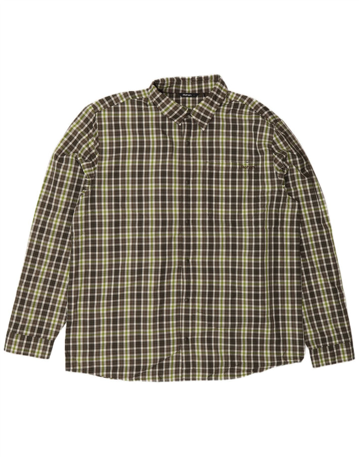 Ανδρικό πουκάμισο Rohan Μεγάλο Πράσινο Check Polyester