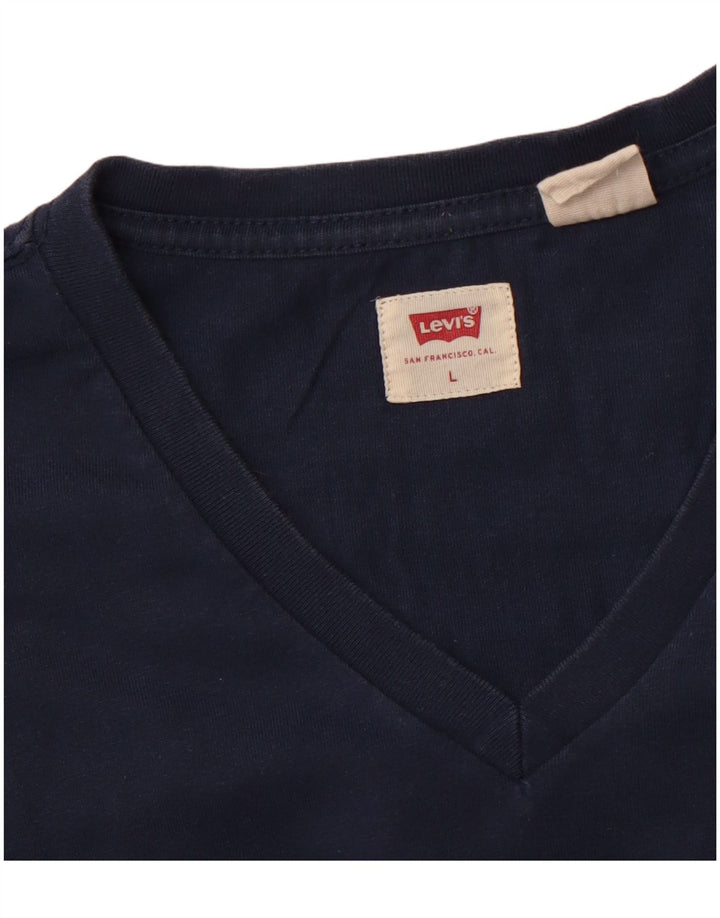 Ανδρικό T-Shirt LEVI'S Top Large Navy Blue