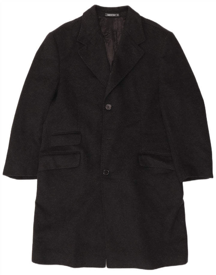 VINTAGE Ανδρικό παλτό Chesterfield IT 54 2XL Μαύρο Μαλλί