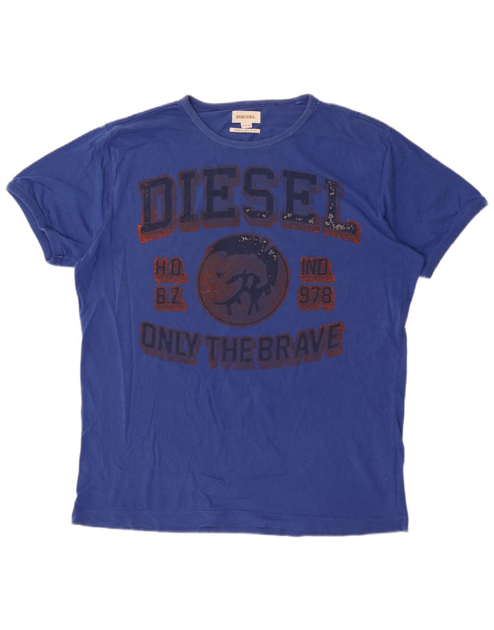 Diesel Ανδρικό T-Shirt Regular Fit Top XL Blue