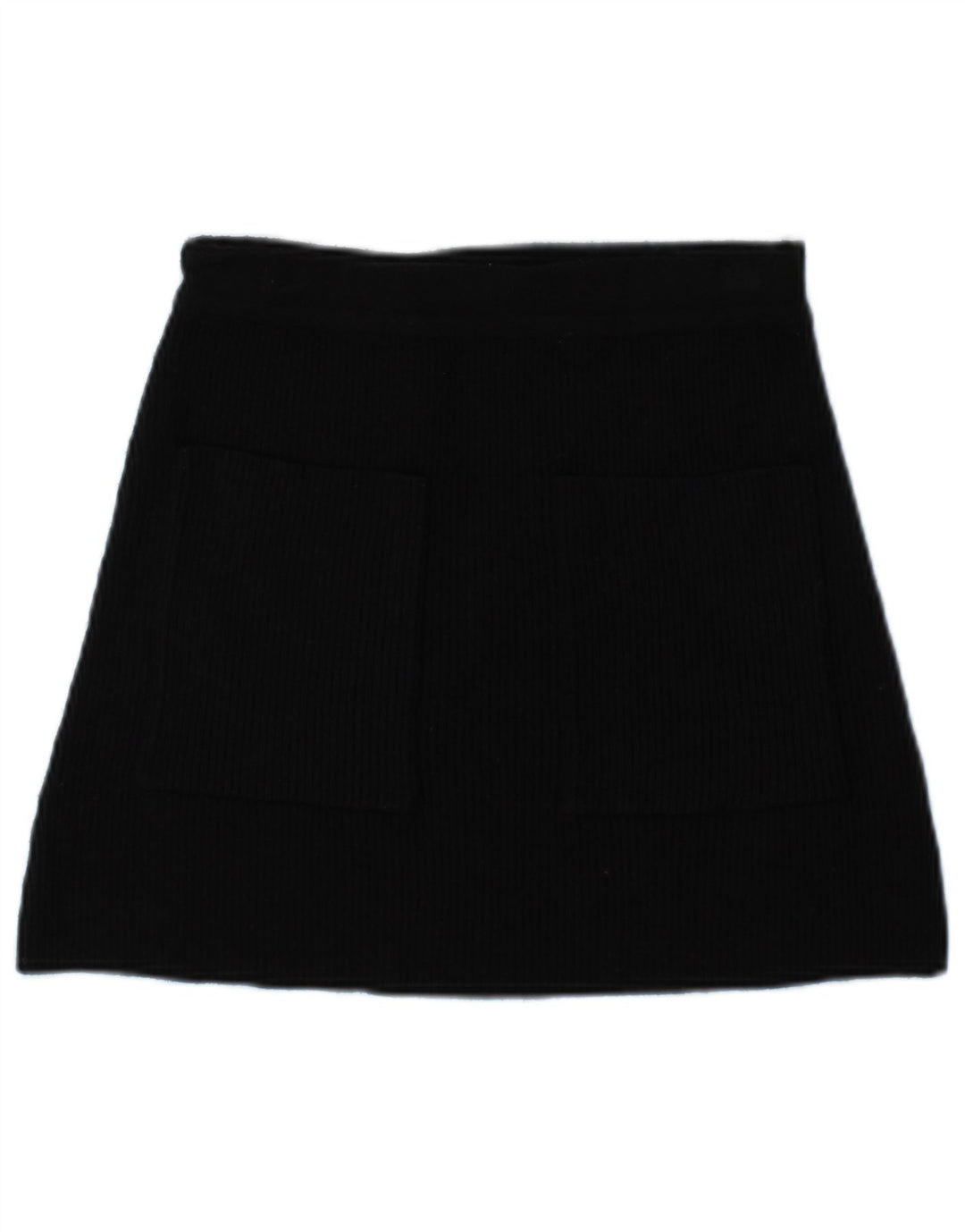 Zara Γυναικεία Πλεκτή Μίνι Φούστα Small W26 Black Viscose