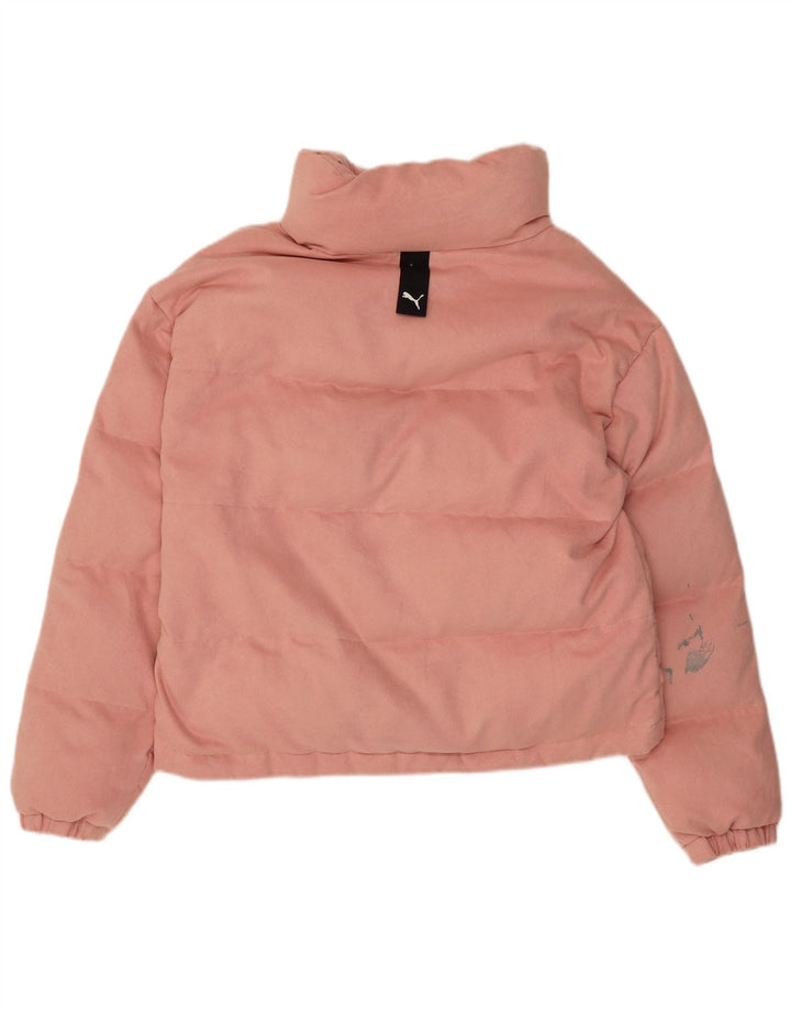 Puma Γυναικείο μπουφάν με επένδυση UK 14 Medium Pink Polyester