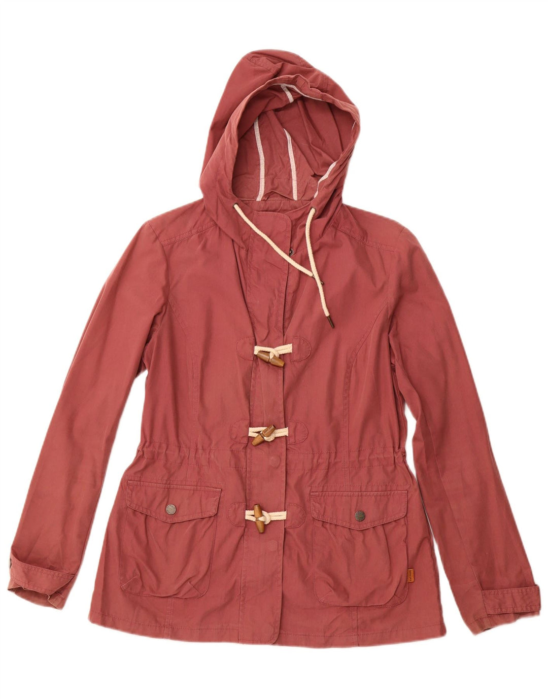 FAT FACE Γυναικείο μπουφάν Duffle με κουκούλα UK 12 μεσαίο βαμβακερό βαμβάκι