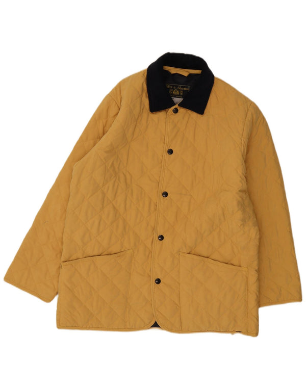 Ανδρικό καπιτονέ μπουφάν Wilkes&Akerman UK 38 Medium Yellow Polyester