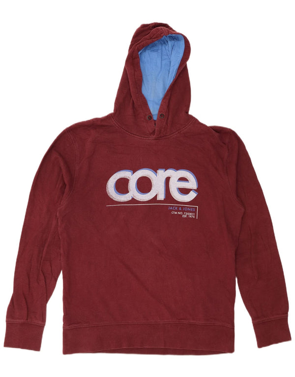 Jack & Jones Ανδρικό γραφικό φούτερ με κουκούλα XL Βαμβακερό βαμβάκι