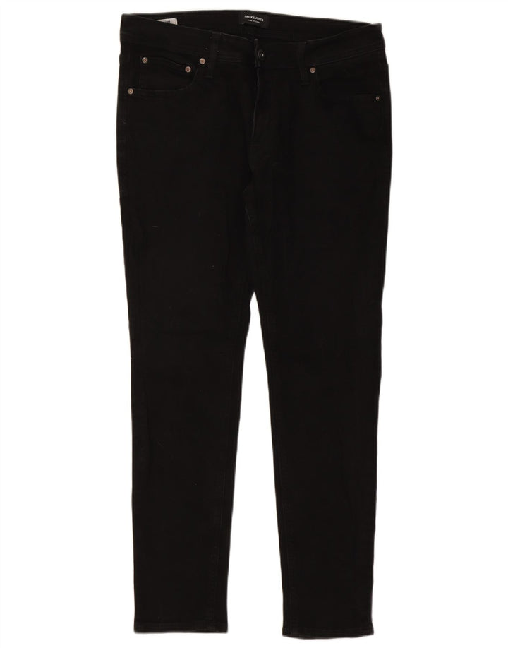 JACK & JONES Ανδρικό Liam Skinny Jeans W34 L30 Μαύρο