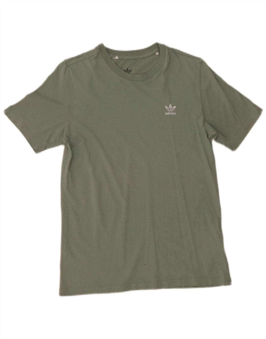 Adidas Boys T-Shirt Top 12-13 Years Khaki Cotton