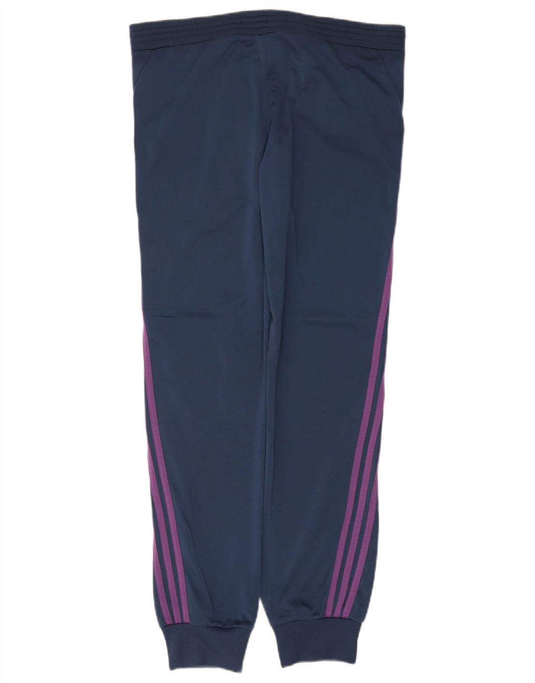 Γυναικεία αθλητική φόρμα ADIDAS Παντελόνι Joggers UK 10 Small Navy Blue Polyester