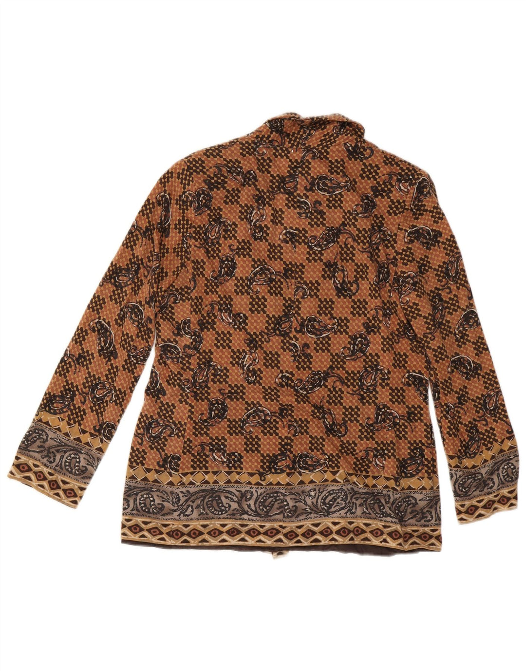 LUISA SPAGNOLI Γυναικείο σακάκι με 2 κουμπιά σακάκι IT 48 XL Καφέ Paisley