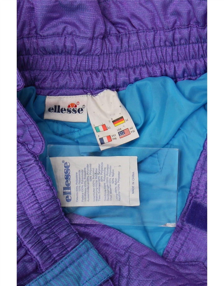Ανδρικό γραφικό παντελόνι σκι Ellesse IT 52 Large Purple Colourblock Polyester