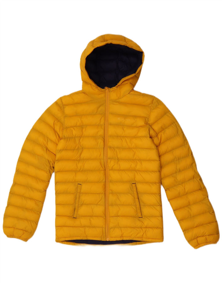 Μπουφάν Mountain Warehouse Boys Hooded Podded Jacket 12-13 Years Yellow Nylon