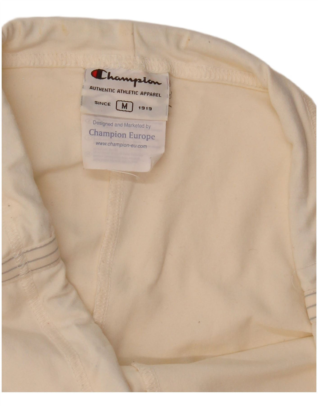 Champion γυναικεία φόρμα Flare Παντελόνια UK 12 Medium Off White Polyamide