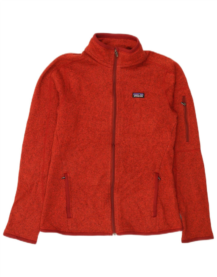 Γυναικεία αθλητική φόρμα Patagonia Top Jacket UK 10 Small Red Flecked Polyester