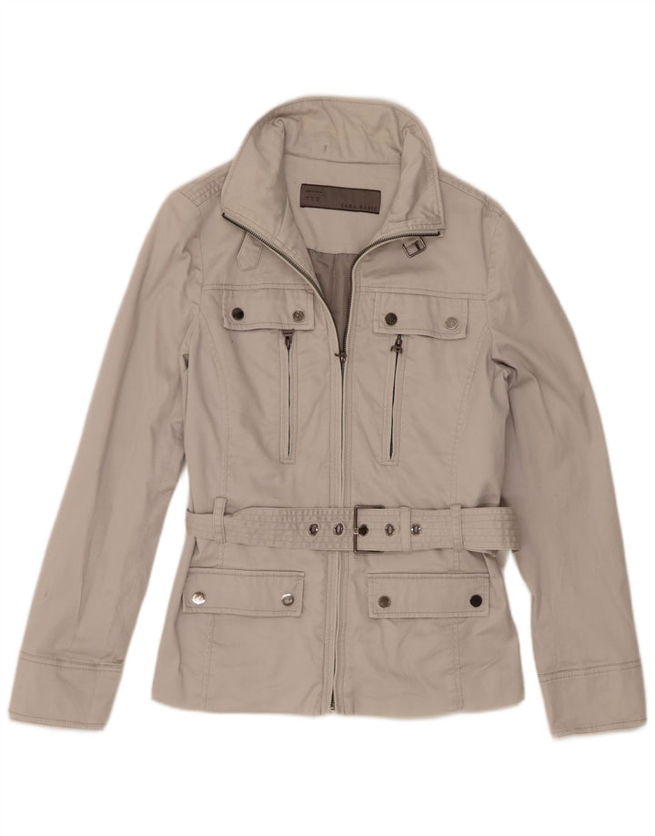 Zara Γυναικείο Utility Jacket UK 14 Large Beige