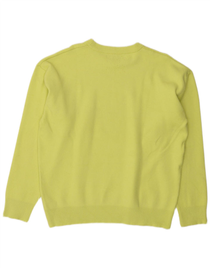 Ανδρικό πουλόβερ Zara Boat Neck Jumper Μεγάλη πράσινη βισκόζη