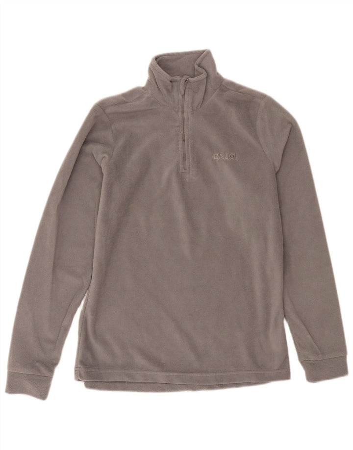 Brugi γυναικείο φερμουάρ Fleece Jumper UK 14 Medium Grey Polyester