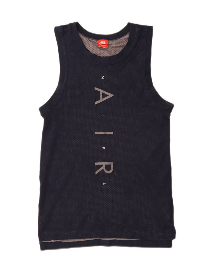 Ανδρικό γραφικό γιλέκο Nike Μικρό μπλε ναυτικό πολυεστέρας