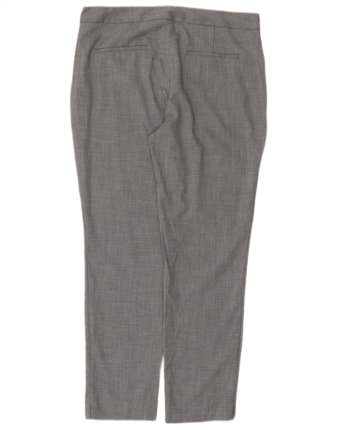 Zara Γυναικείο Slim Suit Παντελόνι EU 40 Medium W30 L27 Grey Chevron Polyester
