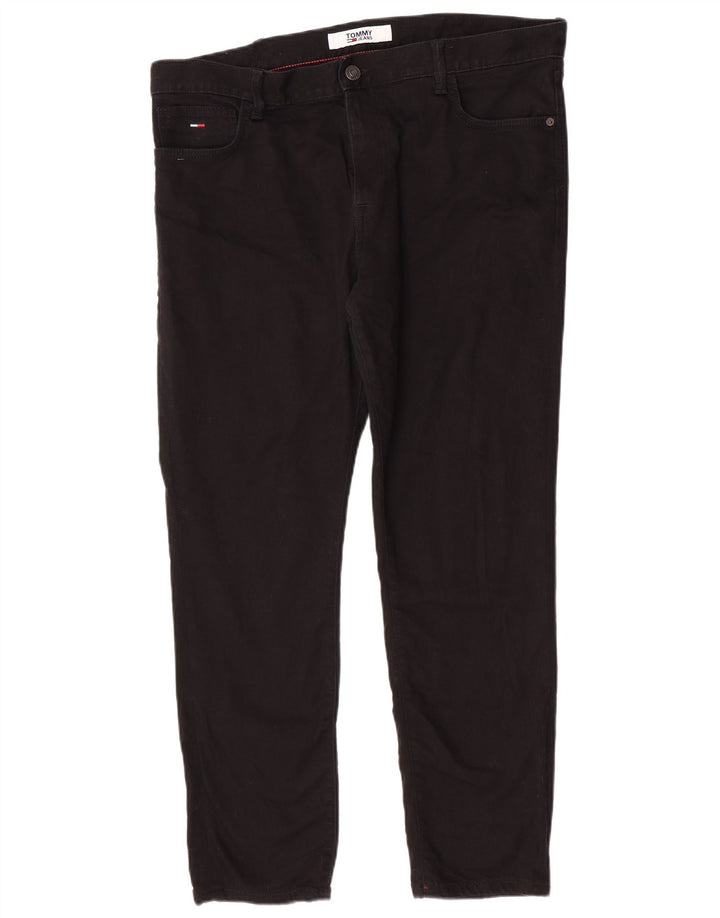 Tommy Hilfiger Ανδρικό Slim Jeans W38 L30 Μαύρο βαμβακερό
