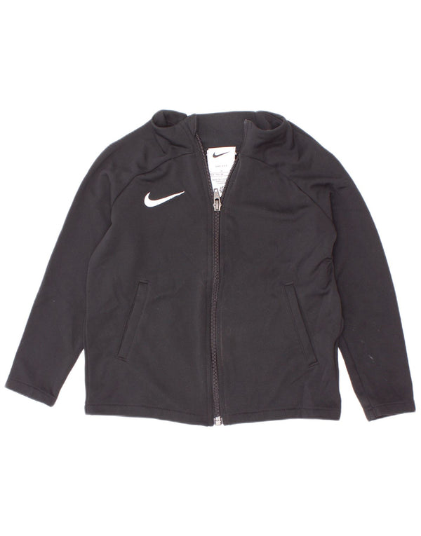 Μπουφάν Nike Girls Dri Fit αθλητική φόρμα 4-5 ετών Μικρό μαύρο πολυεστέρα