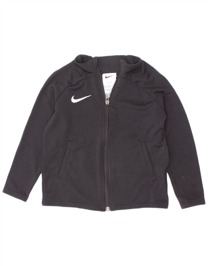 Μπουφάν Nike Girls Dri Fit αθλητική φόρμα 4-5 ετών Μικρό μαύρο πολυεστέρα