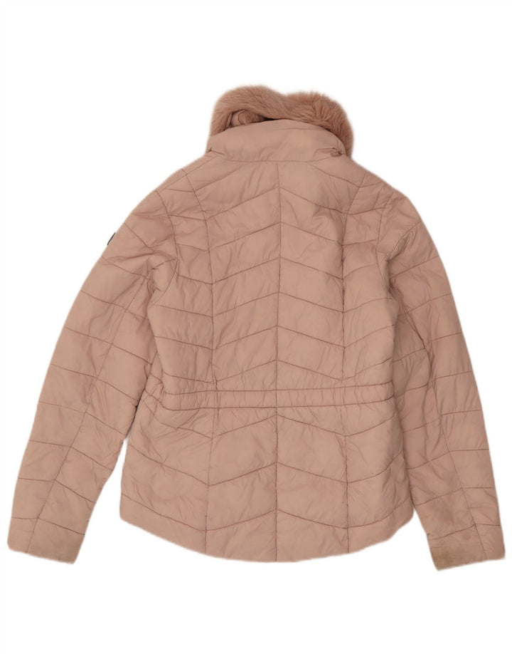 Μπουφάν Barbour Girls padded Jacket 12-13 Years XL Pink Polyamide