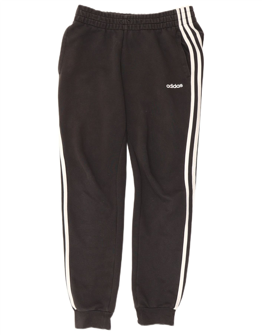 ADIDAS Mens Full Tracksuit UK 8/10 Small  Black Cotton