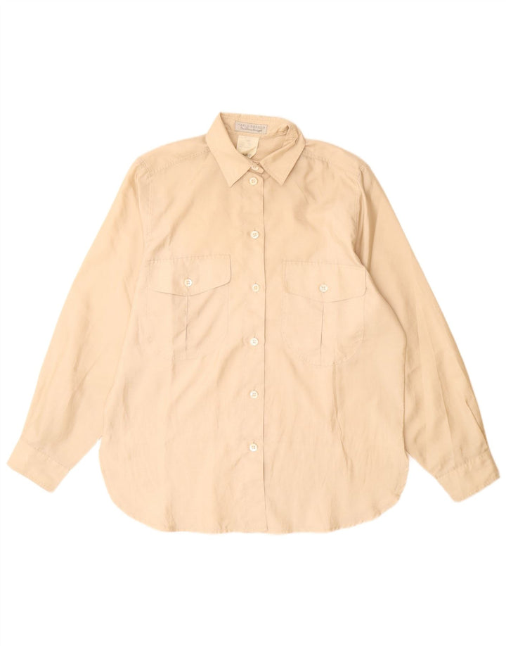 Mario Rosella Γυναικείο πουκάμισο Oversized Μπλούζα EU 36 Small Beige Polyester