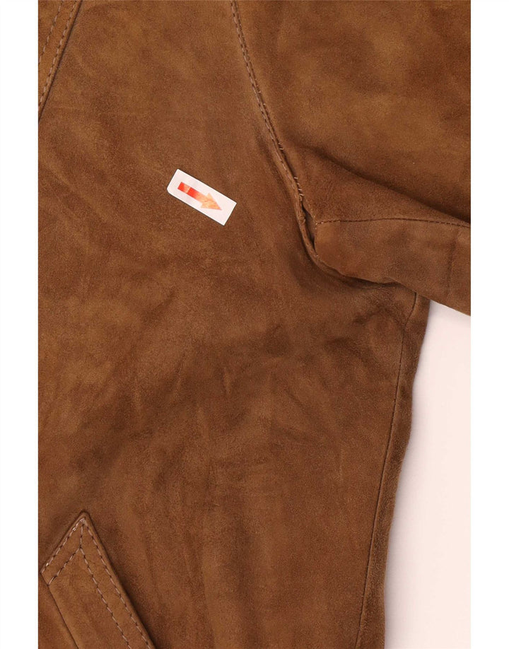 Vintage Ανδρικό Suede Jacket IT 48 Medium Beige