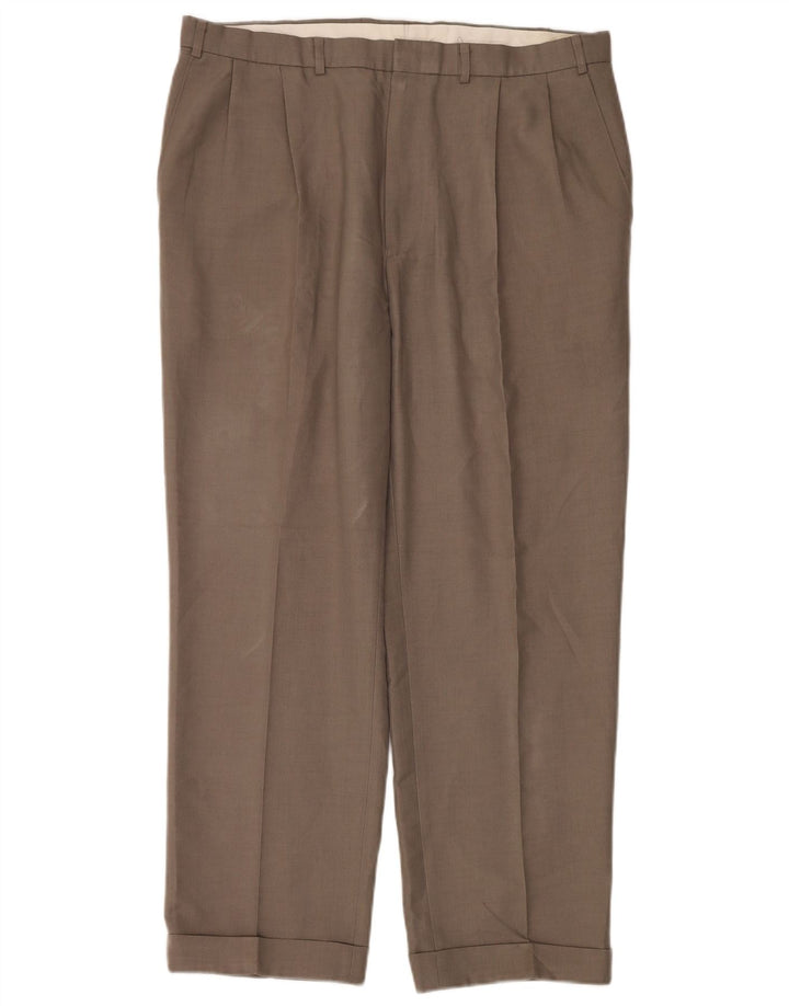 Marks & Spencer Ανδρικό παντελόνι St. Michael Pegged Casual W38 L29 Brown