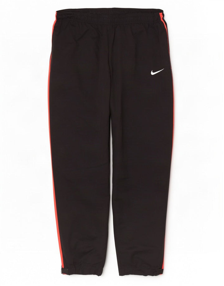 Ανδρικό γραφικό παντελόνι αντιανεμικό Nike UK 44/46 XL Μαύρο πολυεστέρα