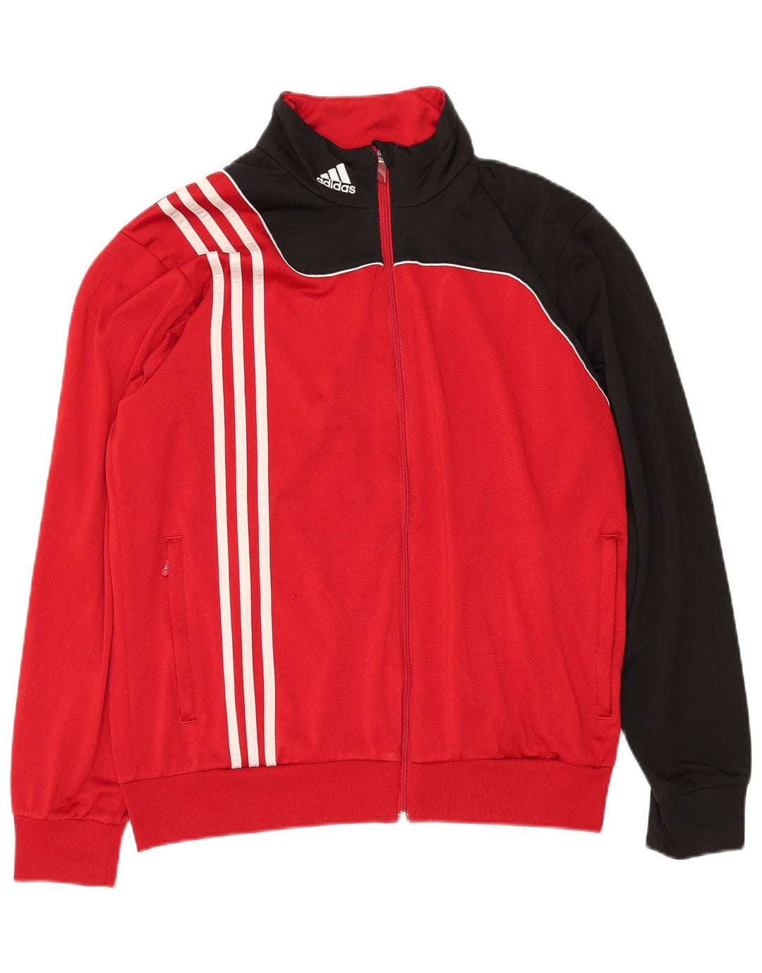 Ανδρική φόρμα ADIDAS Top Jacket UK 40/42 μεσαίο κόκκινο χρώμα πολυεστέρα