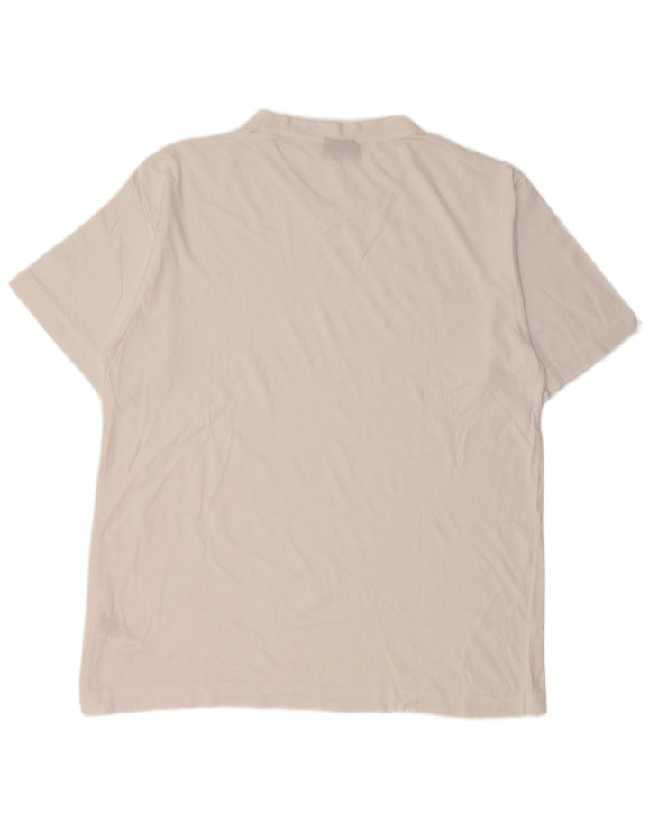Ανδρικό T-Shirt Kappa Top XL Λευκό βαμβακερό